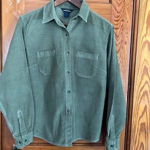 Woolrich Corduroy Shirt Olive Medium